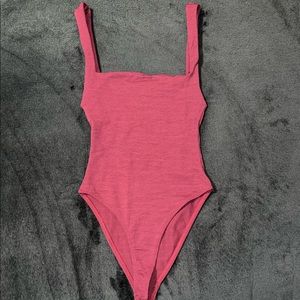 Cute Burgundy body suit